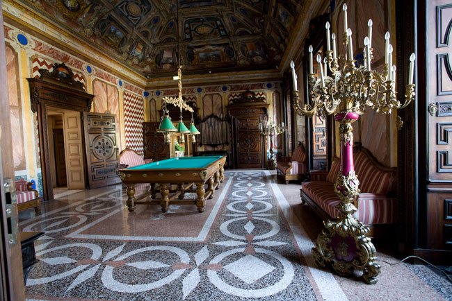 Villa Bergamo Sala biliardo